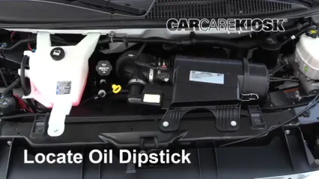 2017 GMC Savana 2500 4.8L V8 FlexFuel Extended Cargo Van Oil Check Oil Level